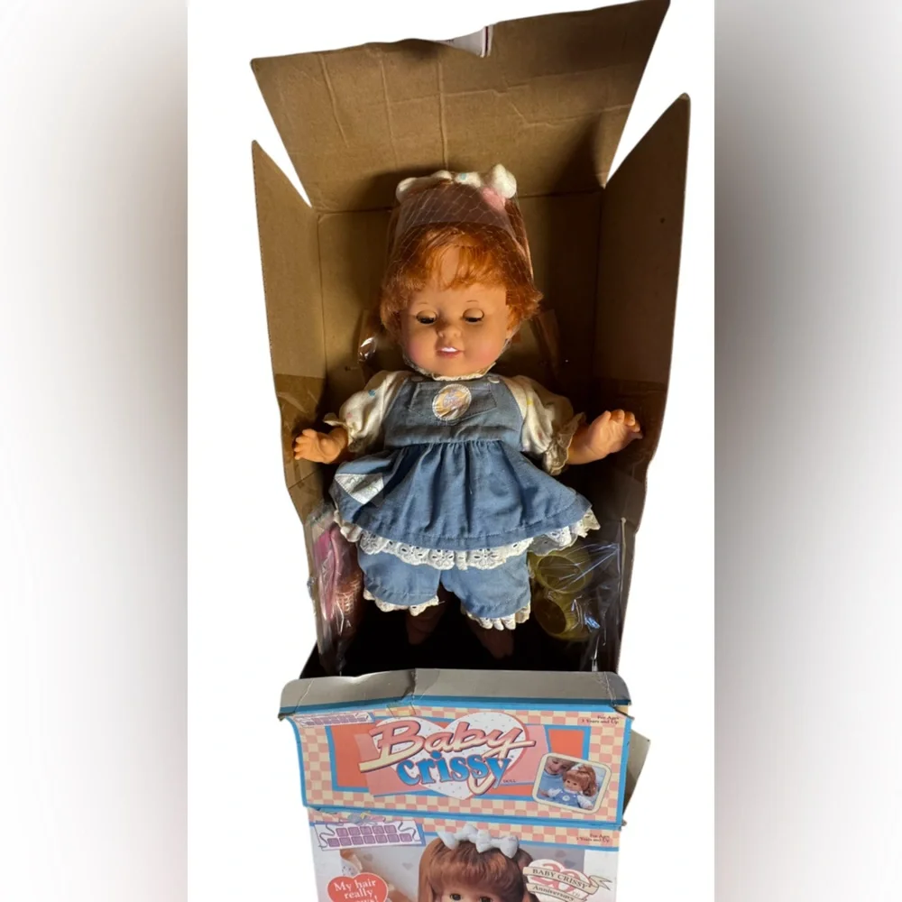 Vintage 1989 Baby Chrissy 20th Anniversary Ideal Nursery In Box